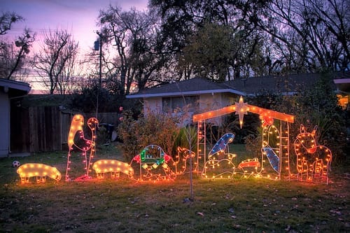 Decorating Your Lawn for Christmas without Going Overboard