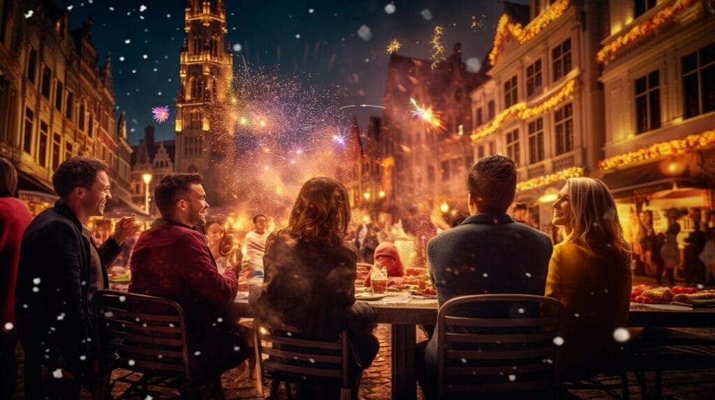 New Year's Eve Celebration in Belgium