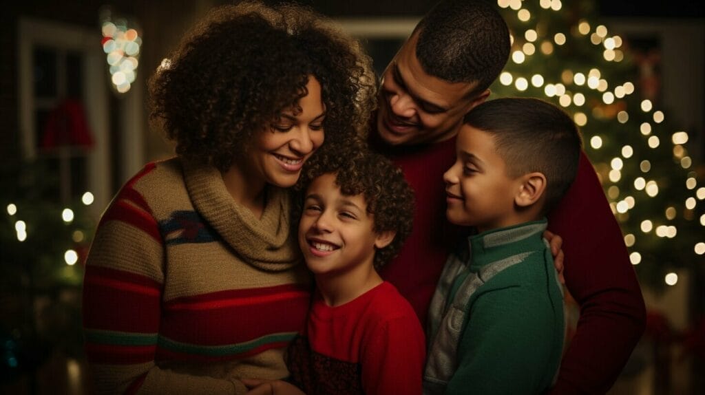 Christmas family photoshoot