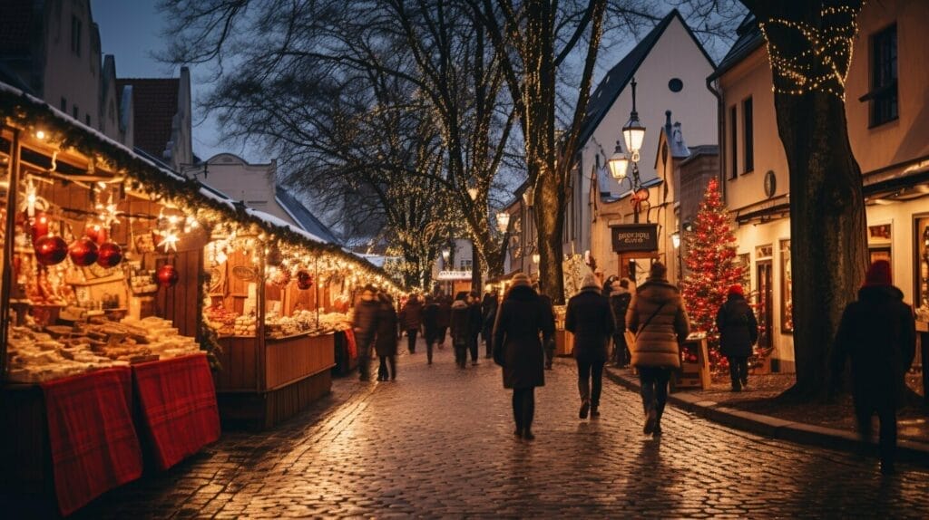 Christmas market in Tallinn