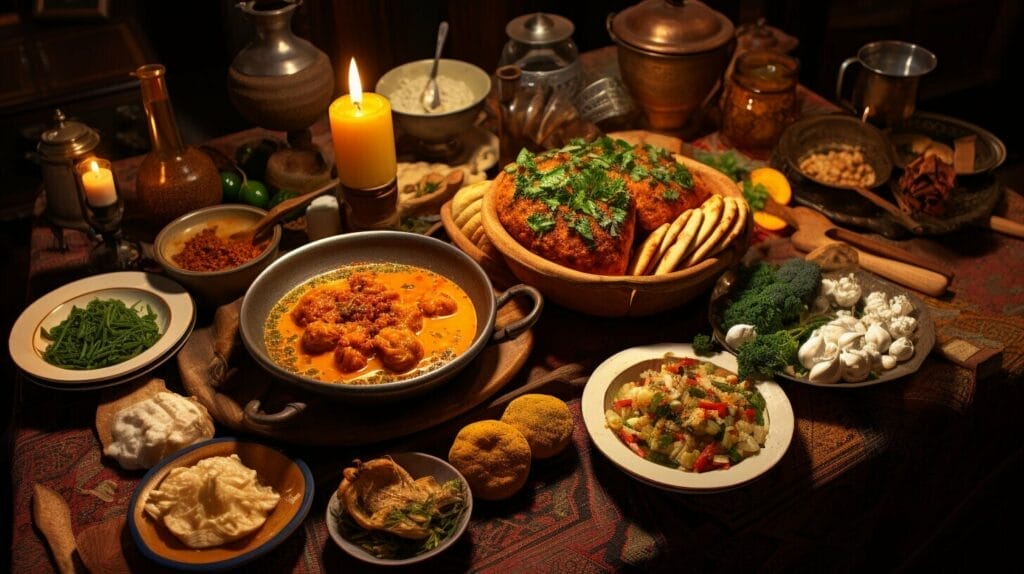 Georgian holiday dishes