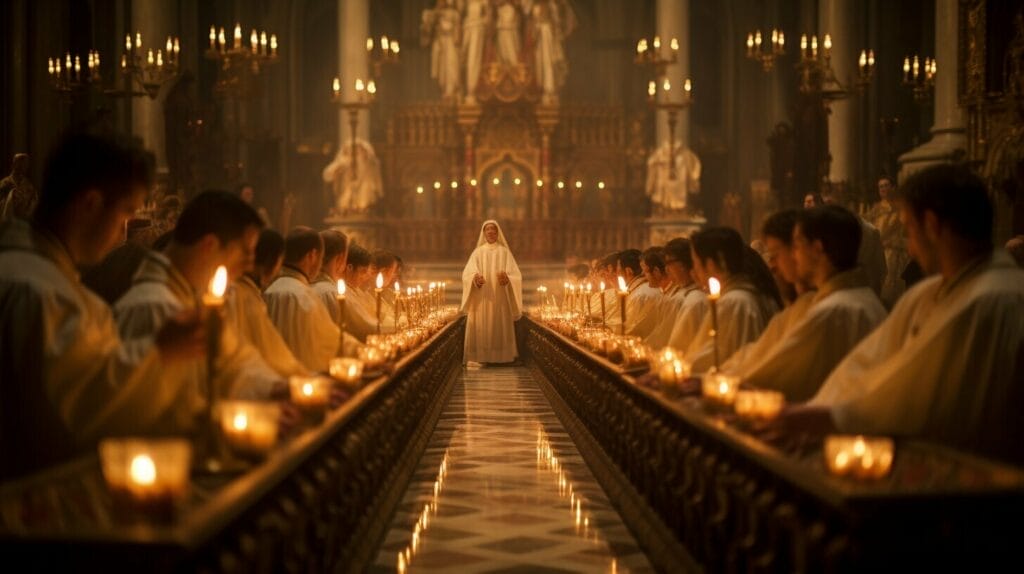 Holy Communion during midnight mass