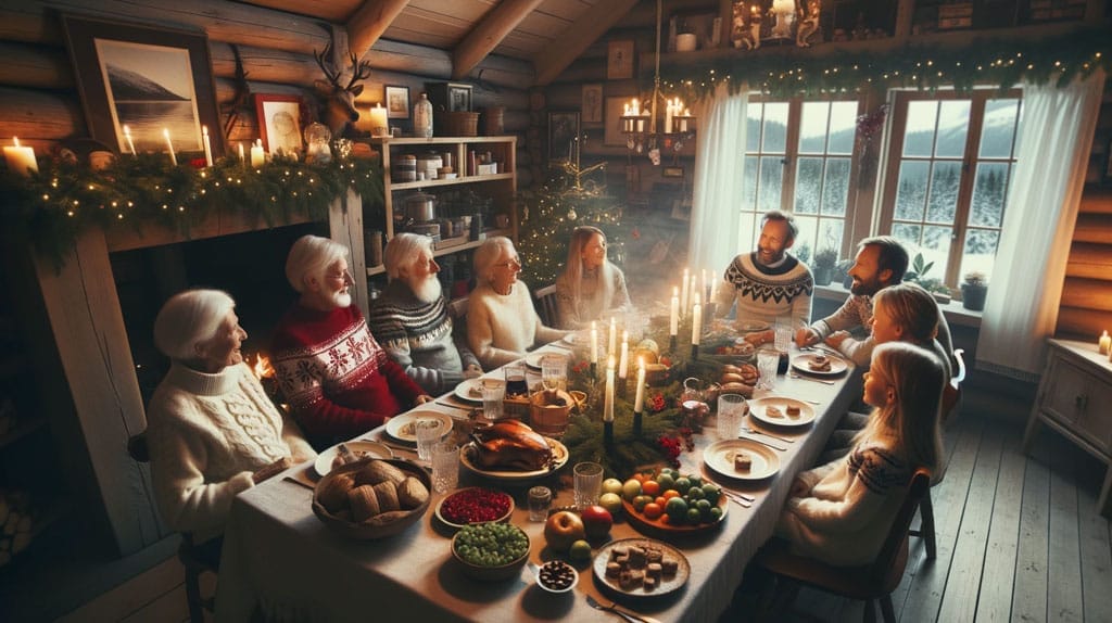 Norway Julebord feast