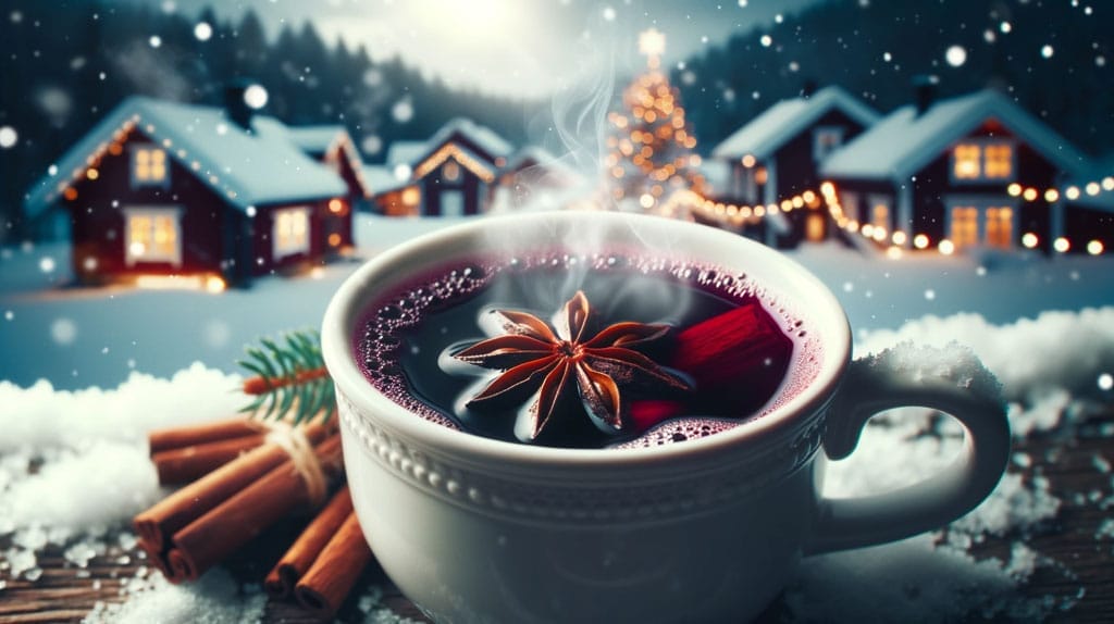 Swedish mulled wine glogg