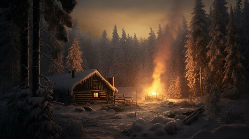 Winter solstice and sauna