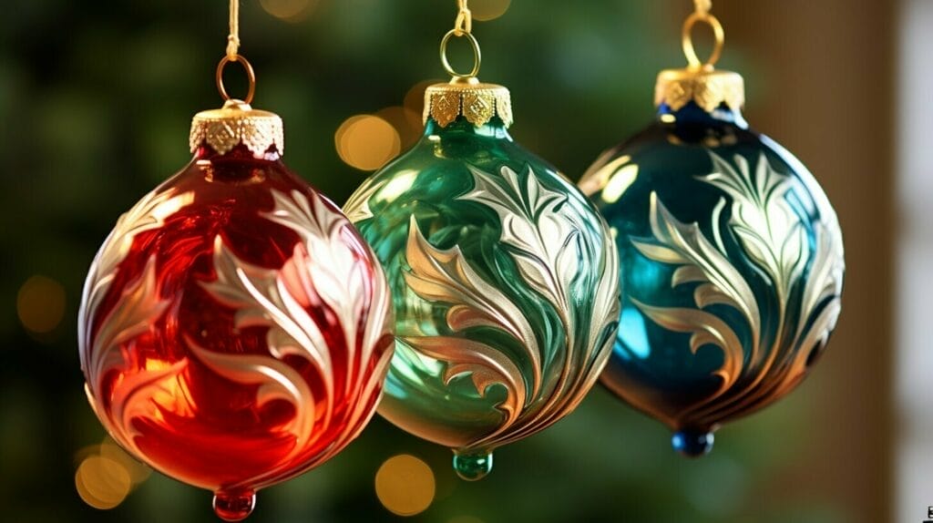 glass ornaments