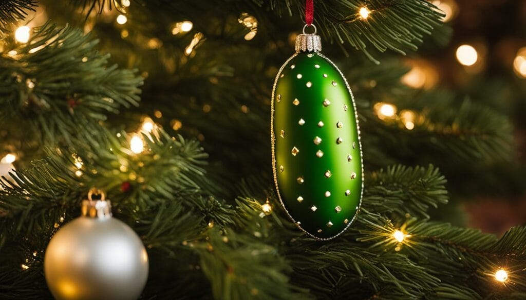 hidden pickle ornament