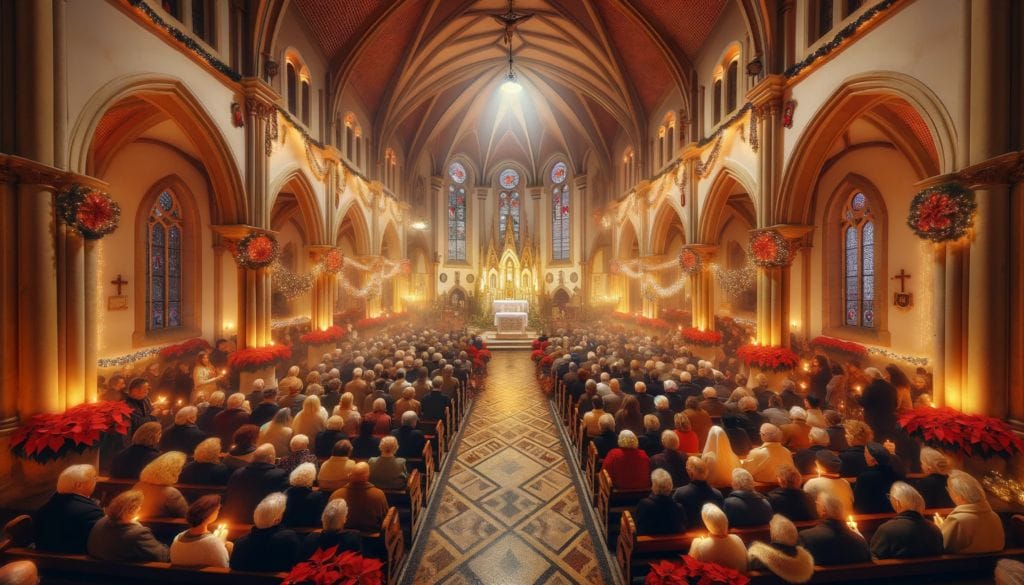 Missa do Galo, or Rooster's Mass in portugal at christmas