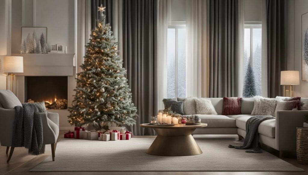 room ventilation Flocked Christmas Tree Care